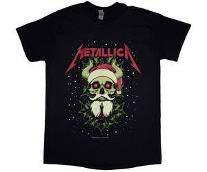 Metallica Santa Horns Black M T-shirt