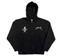 Metallica Scary Guy Band Logo Zipped Sweat-Shirt À Capuche