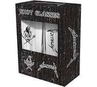 Metallica Scary Guy Unisexe Lot de verres à shots transparent Verre