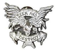 Metallica Seek And Destroy Pin Badge Size One Size