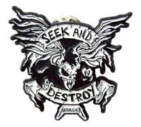Metallica Seek And Destroy Pin Badge Size One Size