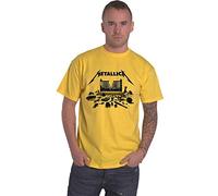T-shirt metallica 72 seasons simplified cover unisexe yell taille s Jaune G