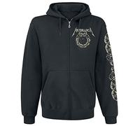 Metallica Snake Ring Homme Sweat-Shirt zippé à Capuche Noir XXL