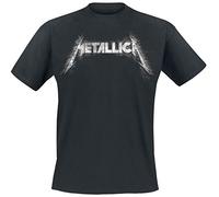 Metallica Spiked_Men_BL_TS:1xl T-Shirt, Noir (Black Black), X-Large Homme