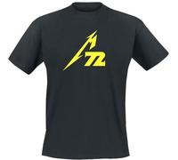 Metallica Strobes (M72) Homme T-Shirt Manches Courtes Noir M 100% Coton Regular/Coupe Standard