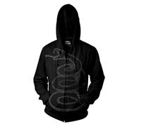 Metallica Sweat à capuche officiel motif serpent bruni avec fermeture éclair