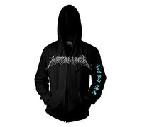 METALLICA - SAD BUT TRUE BLACK (FOTL) Hooded Sweatshirt with Zip Medium