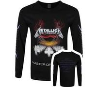 Metallica T-Shirt à manches longues Master Of Puppets Homme Noir - Taille XXL Noir G