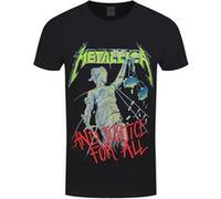 METALLICA - AND JUSTICE FOR ALL BLACK T-Shirt, Front & Back Print XX-Large