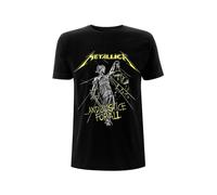 Metallica T-Shirt And Justice For All Tracks Black Size XL