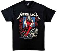 Metallica T-shirt Enter Sandman Poster Unisex Black L