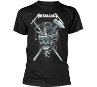 Metallica - T-shirt "History" pour homme/femme unie PH4507 (L) (Noir/Blanc)