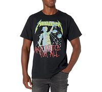 Metallica Justice for All T-Shirt, Noir, M Homme