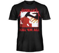 Metallica T-Shirt Kill 'Em all T-shirt Rock officiel Band Heavy Metal Maillot unisexe adulte garçon, Kill 'Em All, M
