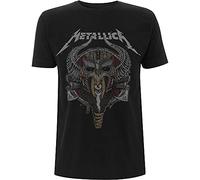 Metallica – T-shirt Viking Unisexe Noir Taille L
