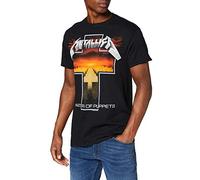 Metallica – T-shirt Homme Master of Puppets Cross – Noir – Taille M