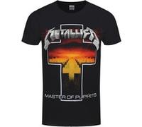 Metallica Metallica_Master of Puppets Cross_Men_BL_TS:1xl, T-Shirt Homme, Noir (Black Black), X-Large