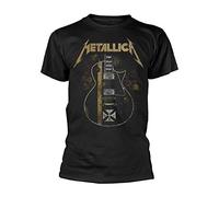 Metallica - T-Shirt (Unisex-Xl) Hetfield Iron Cross Guitar (Black)