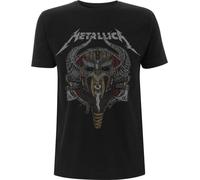 Metallica - T-shirt "Viking" pour homme/femme unie PH2654 (M) (Noir)