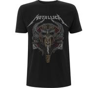 Metallica T-shirt Viking Unisex Black 2XL