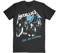 Metallica T-shirt Vintage Ride The Lightning Unisex Black L