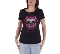 Metallica T Shirt Wherever I May Roam Band Logo Officiel Femme Skinny Fit Size XL