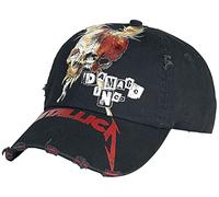 Metallica Usé Unisexe Casquette Noir 100% Polyacrylique