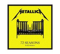 Metallica Woven Patches 72 Season Nouveau Officiel Jaune Size Accessory Size