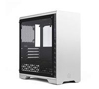 MetallicGear Neo Aluminium Tempered Glass MATX Premium Computer Case - Silver