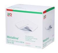 Metalline Compresse Drainage Stérile 6 x 7cm 23093 Compresses 50 pc(s)