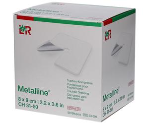 Metalline Tracheo Compresse 8 x 9cm Compresses 50 pc(s)
