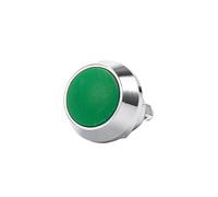 Métallique à tête ronde, étanche, réinitialisation, verrouillage automatique, vis, pieds de soudage, 3 A, klaxon de voiture, sonnette de porte(Green Momentary A)