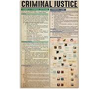 Métallique Panneau Connaissances juridiques en matière pénale Plaque Métal Signe Esthétique Plaque Métal pour Clubs Bar Café M