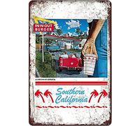 Métallique Panneau dans N Out Burger Étain Mural Signe Rétro Plaque Decorative Metallique Décorative Murale Métallique pour Café Bar Collection S