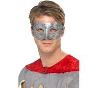 Métallique Romain War God Hommes Femmes Argent Masque Déguisement Bal Masque