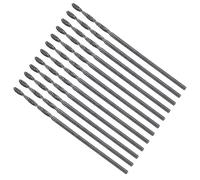 METALLIXITY 0.9mm Foret Hélicoïdal, 4241 Acier Rapide Tige Droite Nitruration Noire 118°, Mèche à Creuser pour Bois Plastique Fer Cuivre Aluminium Métal Mou, Forets à Métaux Acier Doux (12PCS)
