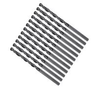 METALLIXITY 12Pcs Mèche À creuser (7/64") Acier Rapid 4241 Tige Droite | Nitruration Noir 118° Pour Bois Plastique Fer Cuivre Aluminium Métal Tendre Faible Dureté
