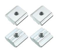 METALLIXITY Glissière en T-Nut (Filetage M3) 4 Pièces, Écrou en T en Acier au Carbone pour Profilé en Aluminium de la Série 3030