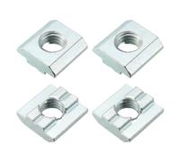 METALLIXITY Glissière en T-Nut (Filetage M8) 4 Pièces, Écrou en T en Acier au Carbone pour Profilé d'Extrusion en Aluminium de la Série 3030