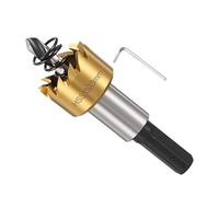 METALLIXITY Kit de Fraises à Trous 23mm (29/32"), Fraise à Trous en Acier Rapide M35 avec Mèche Centrale, Clé Hexagonale et Ressort - pour Métaux Mi-Durs, Bois, Plastique, Placoplâtre, Or