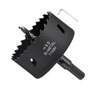 METALLIXITY Kit de Scie Cloche Bi-Métal 71mm (2-51/64") Bois Noir