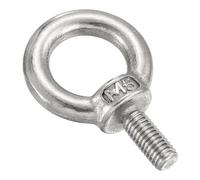 METALLIXITY Lot de 10 boulons à œillet à épaule (M5 x 12 mm) en acier inoxydable 304 pour levage de charge, argenté