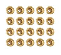 METALLIXITY Traversant Trou Rivet (M2x2mm) 100Pcs, Laiton Plaqué Métal Creux Rivet Écrous - pour PCB Cartes, Doré