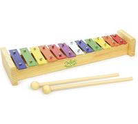 Vilac - Métallophone 12 Notes - Instrument de Musique pour Enfant - Touche Multi-Color - 8307