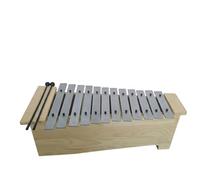 Métallophone Table, Xylophone À Lames En Aluminium À 12 Tons, Cadre En Bois, Avec Maillets