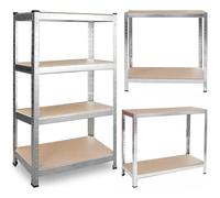 Metallregal für Lager, 180 x 90 x 40, Plonos 470200