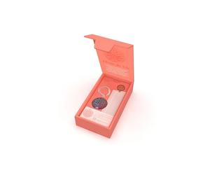 METALMORPHOSE - Coffret cadeau porte-clés et marque-pages Fleur de vie