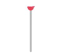 Metalmorphose Marque-page en alliage de zinc motif rose rouge