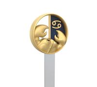 METALMORPHOSE - Marque-page Signe du Zodiaque Cancer - Signe Astrologique Cancer - Cadeau Homme, Femme et Enfant