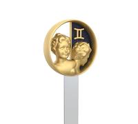 METALMORPHOSE - Marque-page Signe du Zodiaque Gémeaux - Signe Astrologique Gémeaux - Cadeau Homme, Femme et Enfant